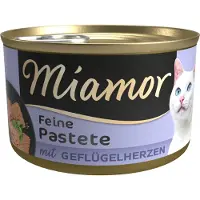 Miamor Pâté Fjäderfähjärtan 85g
