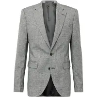 Burton Menswear London Businesskavaj gråmelerad