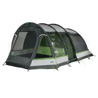 High Peak Bozen 6.0, Camping, Hård ram, Tunneltält, 6 personer, 17,5 kg, Grön, Grå, Vit
