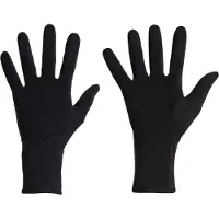 Icebreaker - Skidhandskar - U Merino 260 Oasis Glove Liners Black för UnisexUll - Storlek L - Svart
