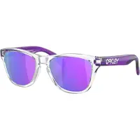 Oakley - Solglasögon - Frogskins XXS Clear Prizm Violet för Unisex - Lila
