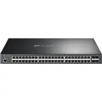 TP-LINK Omada SG3452XP, hanterad, L2+, Gigabit Ethernet (10/100/1000), Strömförsörjning via Ethernet (PoE) stöd, Rackmontering, 1U