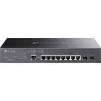 TP-LINK JetStream TL-SG3210 - switch - 8 portar - Administrerad - rackmonterbar
