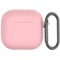 Mtp Products AirPods 4/AirPods 5 Silikonskal med Karbinhake - Rosa