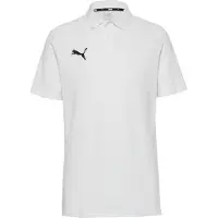 Puma teamGOAL Casuals Piké - White, storlek X-Large