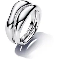 Pandora Essence Organically Shaped Sterling silver silverring 193264C00-50