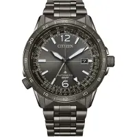Citizen Promaster Air GMT Rostfritt Stål Svart Urtavla Automatisk NB6045-51H 200M Herrpilotklocka svart