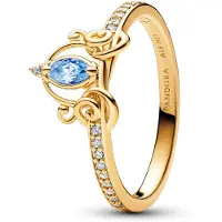 Pandora Disney Cinderella gold-plated ring 163059C01-50