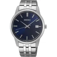 Seiko Klocka - - SUR399P1 - Vattentålig 5 bar - Blå urtavla - Fodral i rostfritt stål