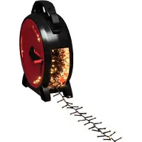 Konstsmide 3850-100, Fairy lights, Svart, Röd, Plast, IP44, Svart, 1200 lampor