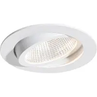 QAZQA Infälld spotlight vit 9,5 cm inkl. LED 1015 lm dimbar IP65 - Gaius