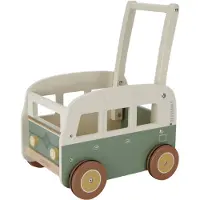 Adlibris Lära-gå-vagn Vintage Buss FSC Little Dutch