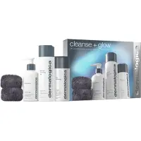 Dermalogica Cleanse + Glow-set: Cleansing Gel 250 ml + Precleanse 150 ml + Daily Microfoliant 74 g (för kvinnor)