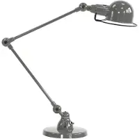 Jieldé Skrivbordslampa Signal SI333, Aluminium / grå / zink, Vardagsrum / matsal, Aluminium / grå / zink, Industriell design, Bordslampa