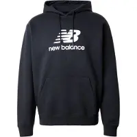 New Balance Sweatshirt 'Essentials' svart / vit