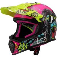 LS2 MX437 Fast Evo II Mini Gorilla Motocrosshjälm för barn