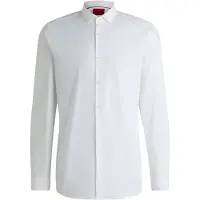 HUGO för män. 50389769 Erondo skjorta vit (37), Casual, Parti, Bomull, Lång ärm