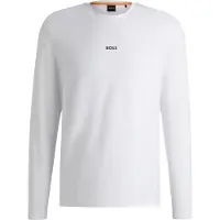 BOSS T-shirt 'Chark' svart / vit