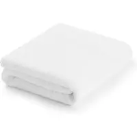 BOSS White cotton bath sheet with tonal embroidered logo