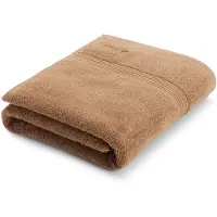 BOSS Cotton bath sheet with embroidered logo