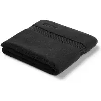 BOSS Black Aegean-cotton bath mat with tonal logo