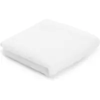 BOSS White cotton face cloth with embroidered logo