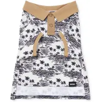 BOSS Dog polo shirt in cotton with palm-tree print