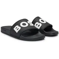 BOSS för män. 50498241 Kirk tofflor svart (35), Karta, Ingen, Strandkläder