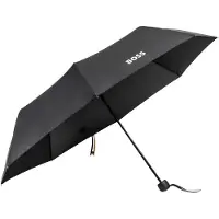 BOSS Mini umbrella with signature-stripe closing strap