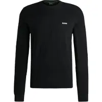 BOSS för män. 50498559 Momentum Dry Flex-tröja svart (XL), Casual, Polyester, Lång ärm