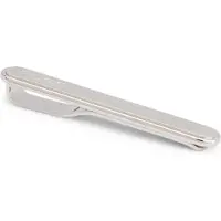 HUGO Oval-shaped tie clip with engraved logo