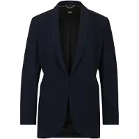 BOSS Regular-fit jacket with edge-to-edge front