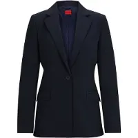 HUGO Regular-fit jacket with notch lapels