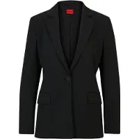 HUGO för kvinnor. 50516447 Blazer Atana svart (32), Casual, Parti, Syntetisk, Klassisk