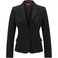 HUGO för kvinnor. 50516131 Aredana blazer svart (32), Casual, Parti, Syntetisk, Klassisk