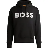 BOSS för män. 50523074 Hoodie Logo Oversize svart (M), Casual, Bomull