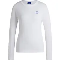 HUGO Daliria 10258980 Blue T-shirt Med Lång ärm