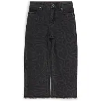 HUGO Kids' relaxed-fit jeans in cheetah-print denim