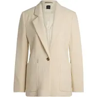 BOSS Relaxed-fit jacket in velvet corduroy
