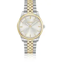 BOSS GRACEFUL Two-tone watch with mother-of-pearl inlay