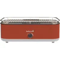Barbecook BC-ELE-1001 elektrisk grill E-Carlo bordsmodell 2500 W röd