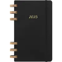 Moleskine Kalender 2025 Spiral Planner 12M Large Svart Moleskine