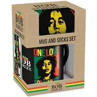 Pyramid International BOB MARLEY MUGG &amp; SOCK SET - UK storlek 3-8