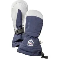 Hestra Juniors' Army Leather Heli Ski Mitt Marine