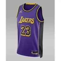 Jordan NBA LA Lakers James #23 Swingman Jersey, lila