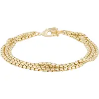 Sno of sweden Soap armband 3 string guldfärgat 1339-3100257