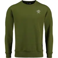 Key Largo Sweatshirt 'Faded Memories' mörkgrön / vitmelerad