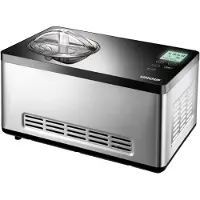 Unold 48845, Glassmaskin med kompressor, 2 l, 1 hoar, Svart, Rostfritt stål, 60 min, LCD