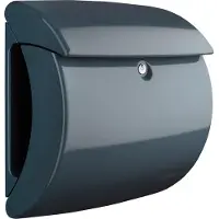 Burg wachter 35650 PEARL 886 Brevlåda Plast Granitgrå (matt) Nyckel