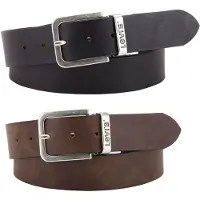 Levi's för män. 77134-2086 Reversible Core-läderbälte, brunt (110 cm), Casual, Hud
